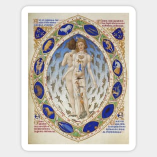 Très Riches Heures du Berry - Frères de Limbourg Sticker